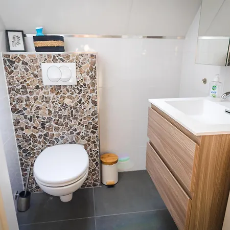 Hébergement de vacances Wellnesshuis Met Jacuzzi En Sauna In Het Bos Lunteren