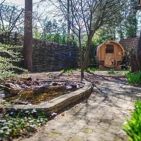 Wellnesshuis Met Jacuzzi En Sauna In Het Bos Lunteren